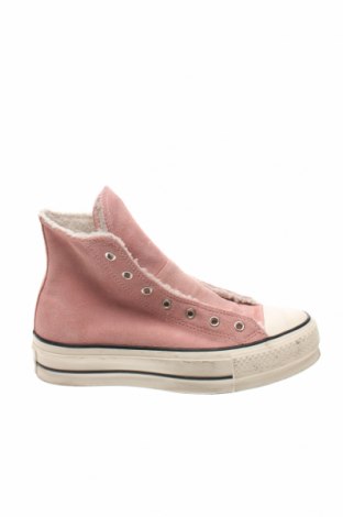 Дамски обувки Converse, Размер 36, Цвят Розов, Естествен велур, Цена 86,10 лв.