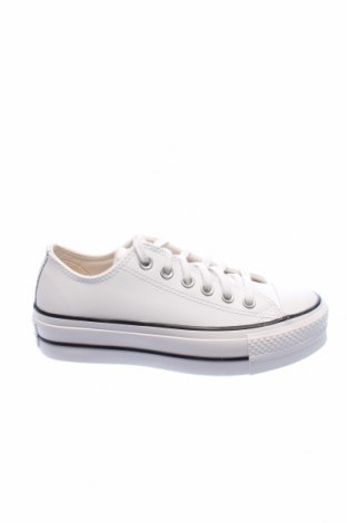 Дамски обувки Converse, Размер 36, Цвят Бял, Естествена кожа, Цена 111,30 лв.