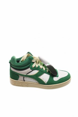 Γυναικεία παπούτσια Diadora, Μέγεθος 38, Χρώμα Πράσινο, Κλωστοϋφαντουργικά προϊόντα, γνήσιο δέρμα, Τιμή 57,60 €