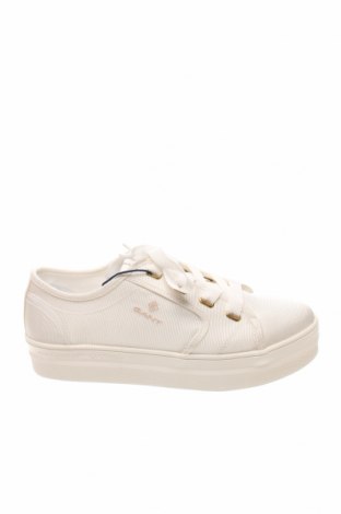 Γυναικεία παπούτσια Gant, Μέγεθος 38, Χρώμα Λευκό, Κλωστοϋφαντουργικά προϊόντα, Τιμή 70,82 €