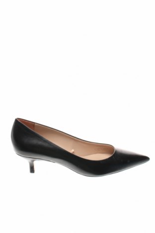 Дамски обувки Massimo Dutti, Размер 38, Цвят Черен, Естествена кожа, Цена 219,00 лв.
