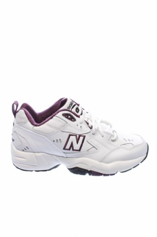 Дамски обувки New Balance, Размер 40, Цвят Бял, Естествена кожа, еко кожа, Цена 118,30 лв.