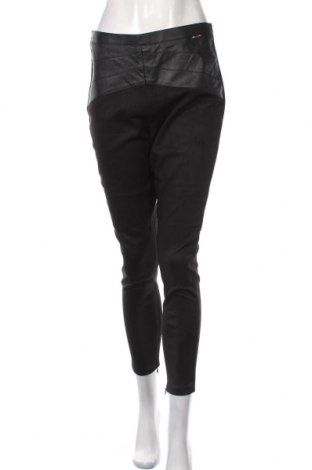Дамски панталон Artigli, Размер XL, Цвят Черен, 92% полиестер, 8% еластан, еко кожа, Цена 80,15 лв.