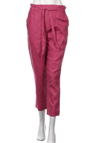 Дамски панталон Noa Noa, Размер M, Цвят Розов, Лен, Цена 54,08 лв.
