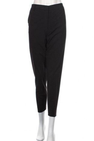 Дамски панталон Stefanel, Размер XL, Цвят Черен, 62% полиестер, 33% вискоза, 5% еластан, Цена 70,00 лв.