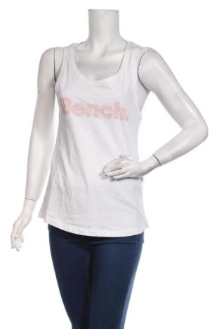 Γυναικείο αμάνικο μπλουζάκι Bench, Μέγεθος M, Χρώμα Λευκό, Τιμή 15,16 €