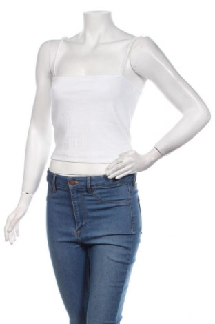 Γυναικείο αμάνικο μπλουζάκι Missguided, Μέγεθος M, Χρώμα Λευκό, Τιμή 1,61 €