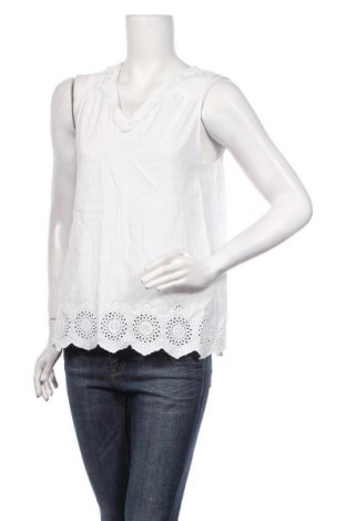 Γυναικείο αμάνικο μπλουζάκι S.Oliver, Μέγεθος L, Χρώμα Λευκό, Βαμβάκι, Τιμή 12,37 €