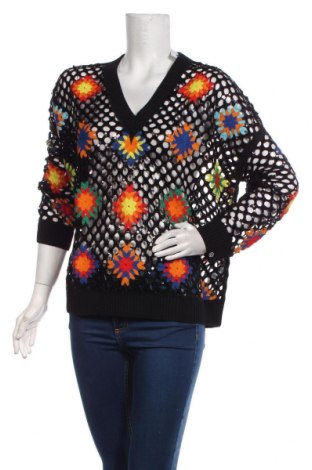 Дамски пуловер Desigual, Размер M, Цвят Многоцветен, 81% акрил, 19% вълна, Цена 141,75 лв.