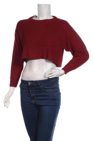 Дамски пуловер Even&Odd, Размер M, Цвят Червен, 50% памук, 50% акрил, Цена 55,30 лв.