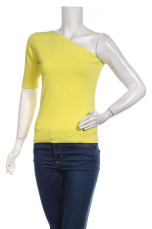 Дамски пуловер Kate Moss For Nikkie, Размер M, Цвят Жълт, 54% вискоза, 46% полиамид, Цена 167,30 лв.