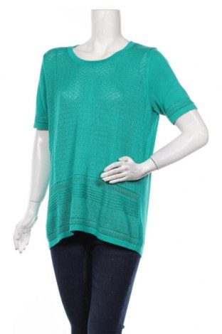 Дамски пуловер Madeleine, Размер M, Цвят Зелен, 60% вискоза, 40% памук, Цена 68,00 лв.