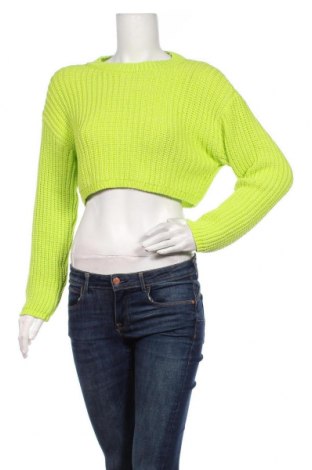 Дамски пуловер Mango, Размер XS, Цвят Зелен, 79% памук, 21% полиамид, Цена 62,30 лв.