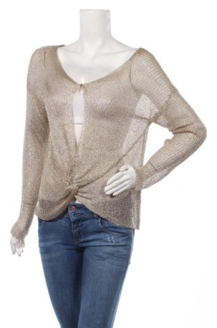 Дамски пуловер Miss Valley, Размер M, Цвят Златист, 69% вискоза, 31% полиестер, Цена 71,40 лв.
