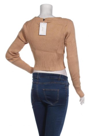 Γυναικείο πουλόβερ Monki, Μέγεθος XL, Χρώμα  Μπέζ, 70% βισκόζη, 30% πολυαμίδη, Τιμή 16,29 €