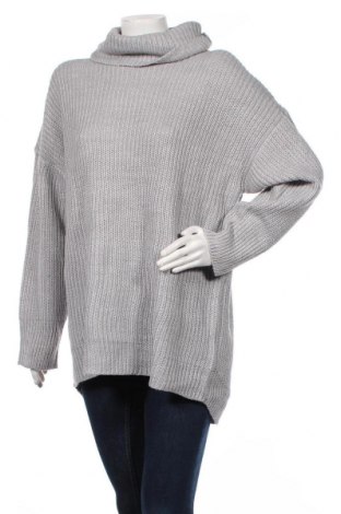 Дамски пуловер ONLY, Размер L, Цвят Сив, Акрил, Цена 55,30 лв.