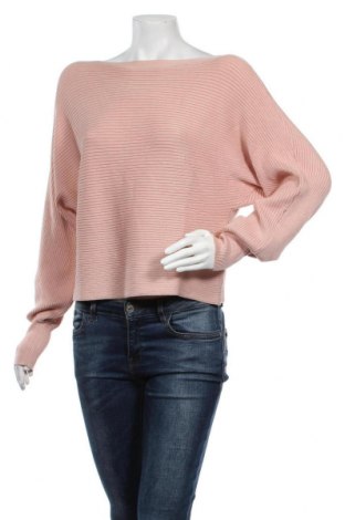 Дамски пуловер ONLY, Размер M, Цвят Розов, 80% вискоза, 20% полиамид, Цена 50,40 лв.