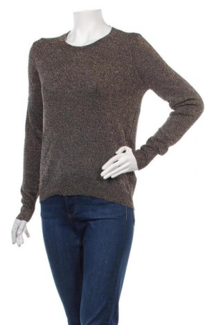 Дамски пуловер Portmans, Размер M, Цвят Черен, 67% вискоза, 33% метални нишки, Цена 50,40 лв.
