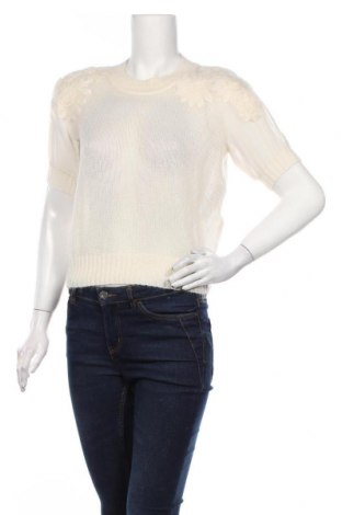 Дамски пуловер TWINSET, Размер S, Цвят Екрю, 40% полиамид, 30% мохер, 30% вълна, Цена 261,75 лв.