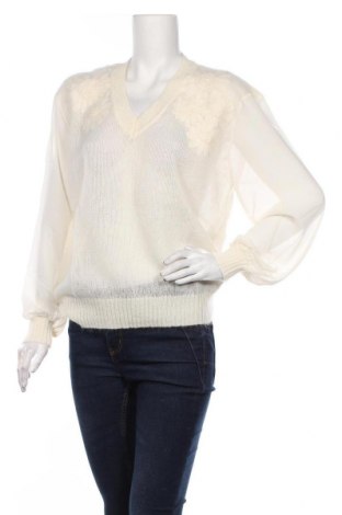 Γυναικείο πουλόβερ TWINSET, Μέγεθος M, Χρώμα Εκρού, 40% πολυαμίδη, 30% μοχαίρ, 30% μαλλί, Τιμή 134,93 €