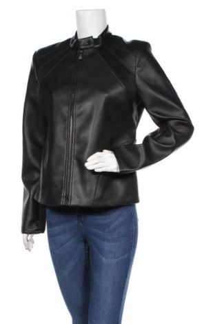 Damen Lederjacke Guess, Größe XL, Farbe Schwarz, Kunstleder, Polyester, Preis 152,92 €