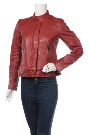 Damen Lederjacke Pepe Jeans, Größe S, Farbe Rot, Echtleder, Preis 236,16 €