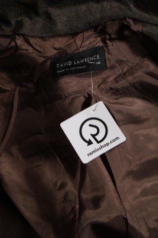 Дамско палто David Lawrence, Размер M, Цвят Зелен, Цена 130,20 лв.