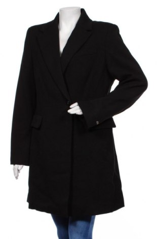 Дамско палто Mango, Размер XL, Цвят Черен, 63% полиестер, 33% вискоза, 4% еластан, Цена 118,30 лв.