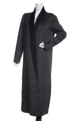 Дамско палто Tahari, Размер L, Цвят Сив, 51% вълна, 44% полиестер, 3% акрил, Цена 278,30 лв.
