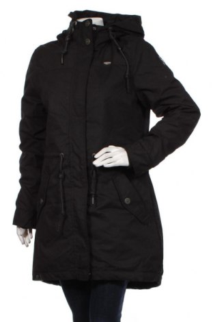 Γυναικείο μπουφάν Ragwear, Μέγεθος L, Χρώμα Μαύρο, 65% πολυεστέρας, 35% βαμβάκι, Τιμή 134,93 €
