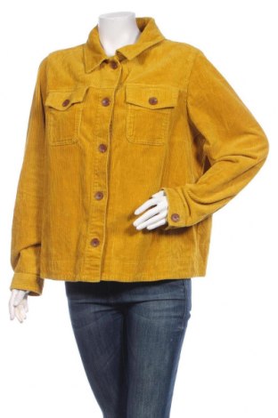 Γυναικείο μπουφάν S.Oliver, Μέγεθος XL, Χρώμα Κίτρινο, 98% βαμβάκι, 2% ελαστάνη, Τιμή 37,73 €