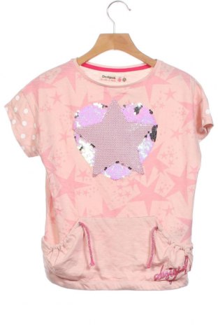 Kinder Shirt Desigual, Größe 6-7y/ 122-128 cm, Farbe Rosa, Baumwolle, Preis 24,33 €