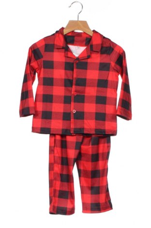 Детска пижама Kids, Размер 18-24m/ 86-98 см, Цвят Червен, 95% полиестер, 5% еластан, Цена 28,50 лв.
