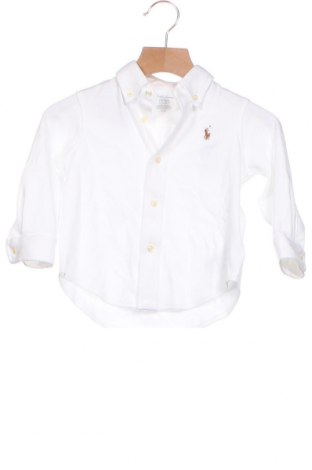 Детска риза Ralph Lauren, Размер 12-18m/ 80-86 см, Цвят Бял, Памук, Цена 83,30 лв.