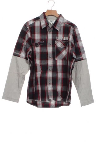 Παιδικό πουκάμισο Tom Tailor, Μέγεθος 10-11y/ 146-152 εκ., Χρώμα Γκρί, Βαμβάκι, Τιμή 32,16 €