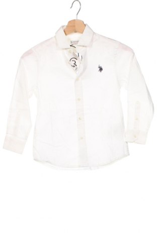 Kinderhemd U.S. Polo Assn., Größe 5-6y/ 116-122 cm, Farbe Weiß, 98% Baumwolle, 2% Elastan, Preis 52,14 €