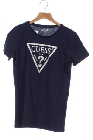 Tricou pentru copii Guess, Mărime 15-18y/ 170-176 cm, Culoare Albastru, Bumbac, Preț 136,18 Lei