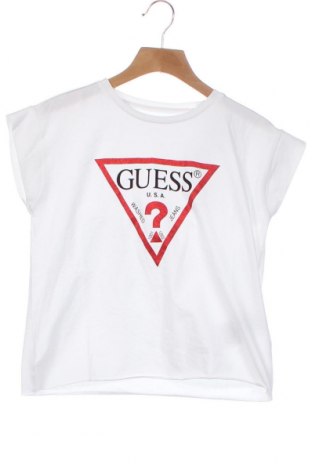 Παιδικό μπλουζάκι Guess, Μέγεθος 9-10y/ 140-146 εκ., Χρώμα Λευκό, 95% βαμβάκι, 5% ελαστάνη, Τιμή 23,12 €
