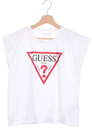 Παιδικό μπλουζάκι Guess, Μέγεθος 15-18y/ 170-176 εκ., Χρώμα Λευκό, 95% βαμβάκι, 5% ελαστάνη, Τιμή 21,44 €
