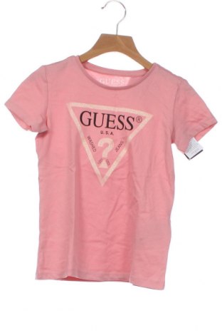Παιδικό μπλουζάκι Guess, Μέγεθος 6-7y/ 122-128 εκ., Χρώμα Ρόζ , Βαμβάκι, Τιμή 26,68 €