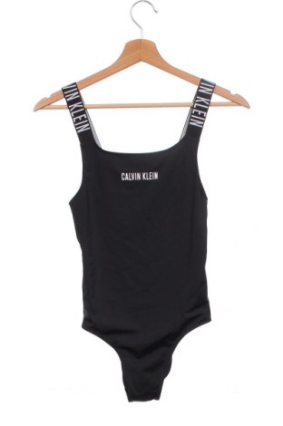 Costum de baie pentru copii Calvin Klein, Mărime 14-15y/ 168-170 cm, Culoare Negru, 92% poliester, 8% elastan, Preț 155,16 Lei