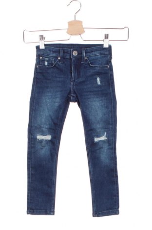 Dziecięce jeansy H&M, Rozmiar 3-4y/ 104-110 cm, Kolor Niebieski, 71% bawełna, 27% poliester, 2% elastyna, Cena 86,36 zł