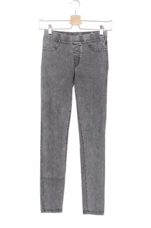 Dziecięce jeansy H&M, Rozmiar 12-13y/ 158-164 cm, Kolor Szary, 72% bawełna, 20% poliester, 8% elastyna, Cena 83,16 zł