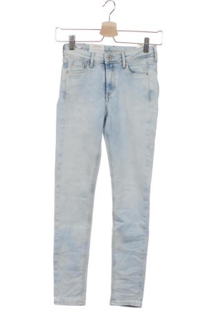 Детски дънки Pepe Jeans, Размер 8-9y/ 134-140 см, Цвят Син, 99% памук, 1% еластан, Цена 23,22 лв.