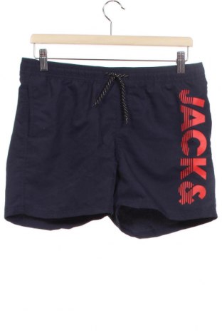 Παιδικό κοντό παντελόνι Jack & Jones, Μέγεθος 15-18y/ 170-176 εκ., Χρώμα Μπλέ, Πολυεστέρας, Τιμή 20,88 €