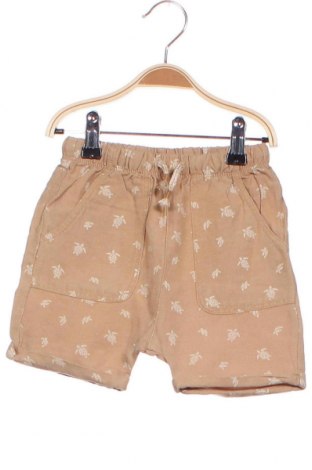 Детски къс панталон Zara, Размер 18-24m/ 86-98 см, Цвят Бежов, 52% лен, 48% вискоза, Цена 23,00 лв.
