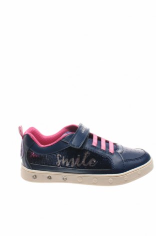 Παιδικά παπούτσια Geox, Μέγεθος 34, Χρώμα Μπλέ, Δερματίνη, κλωστοϋφαντουργικά προϊόντα, Τιμή 53,76 €