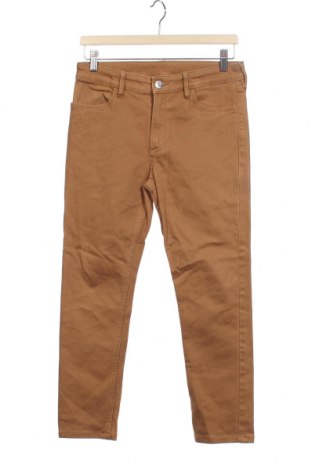 Детски панталон H&M, Размер 12-13y/ 158-164 см, Цвят Кафяв, 98% памук, 2% еластан, Цена 22,05 лв.