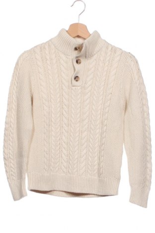 Детски пуловер Gap, Размер 10-11y/ 146-152 см, Цвят Екрю, Памук, Цена 27,30 лв.