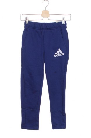 Dětské tepláky Adidas, Velikost 7-8y/ 128-134 cm, Barva Modrá, 70% bavlna, 30% polyester, Cena  848,00 Kč